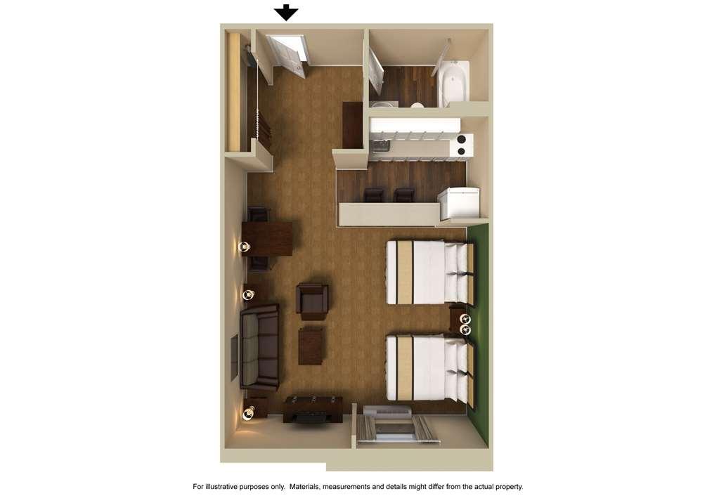 Extended Stay America Select Suites - Des Moines - West Des Moines Clive Pokoj fotografie